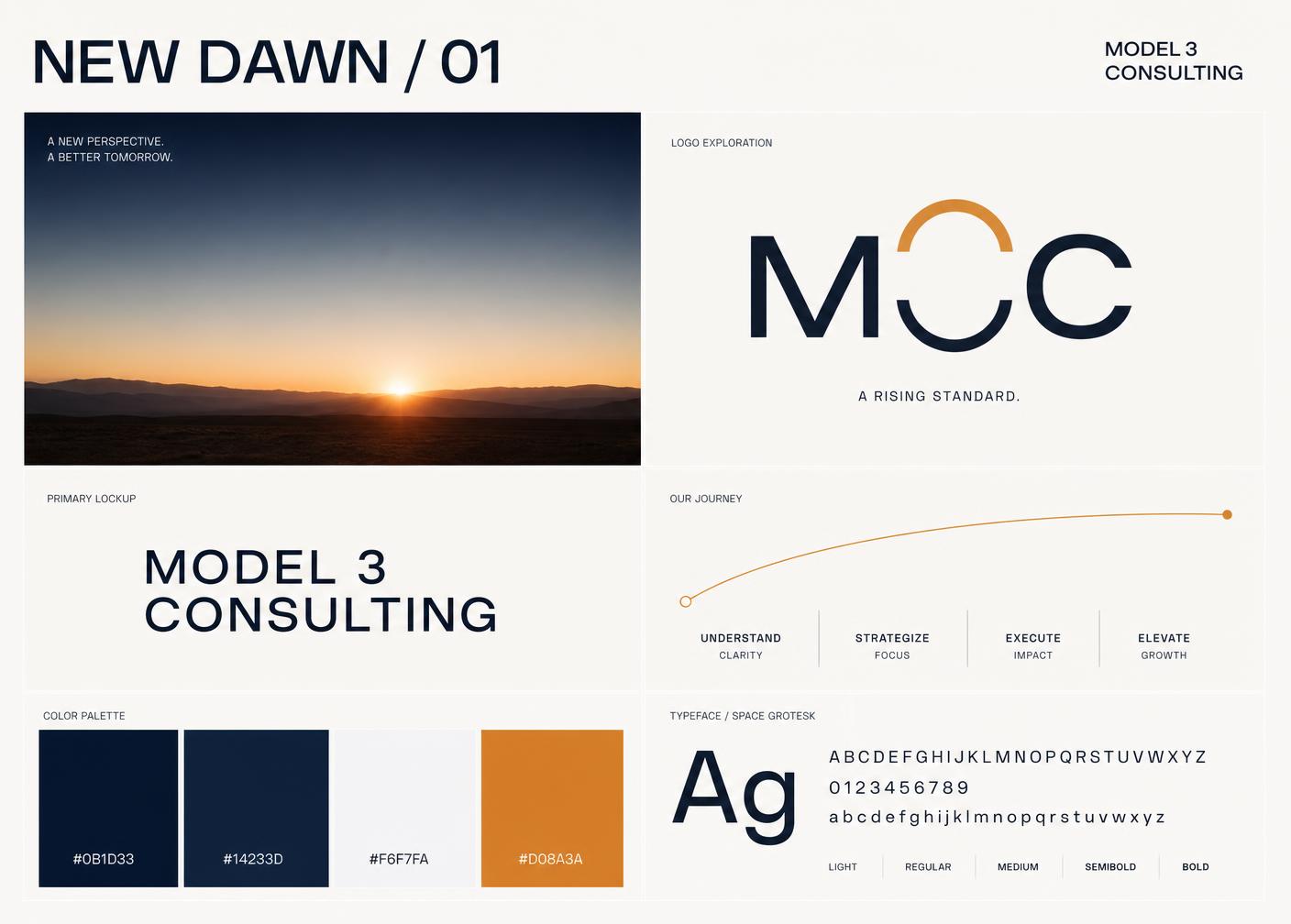 New Dawn variation: 01 — Desert horizon